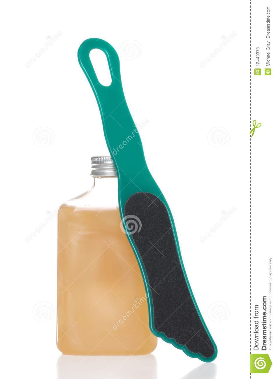 Bottle Of Bubble Bath With Callus File Royalty Free Stock Photos