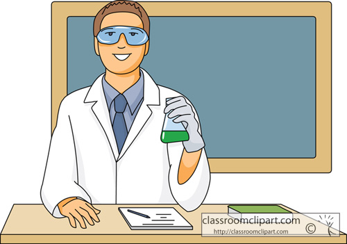Chemistry   Chemistry Teacher Holding Beaker   Classroom Clipart