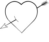 Clipart Heart With Arrow   Fun Images