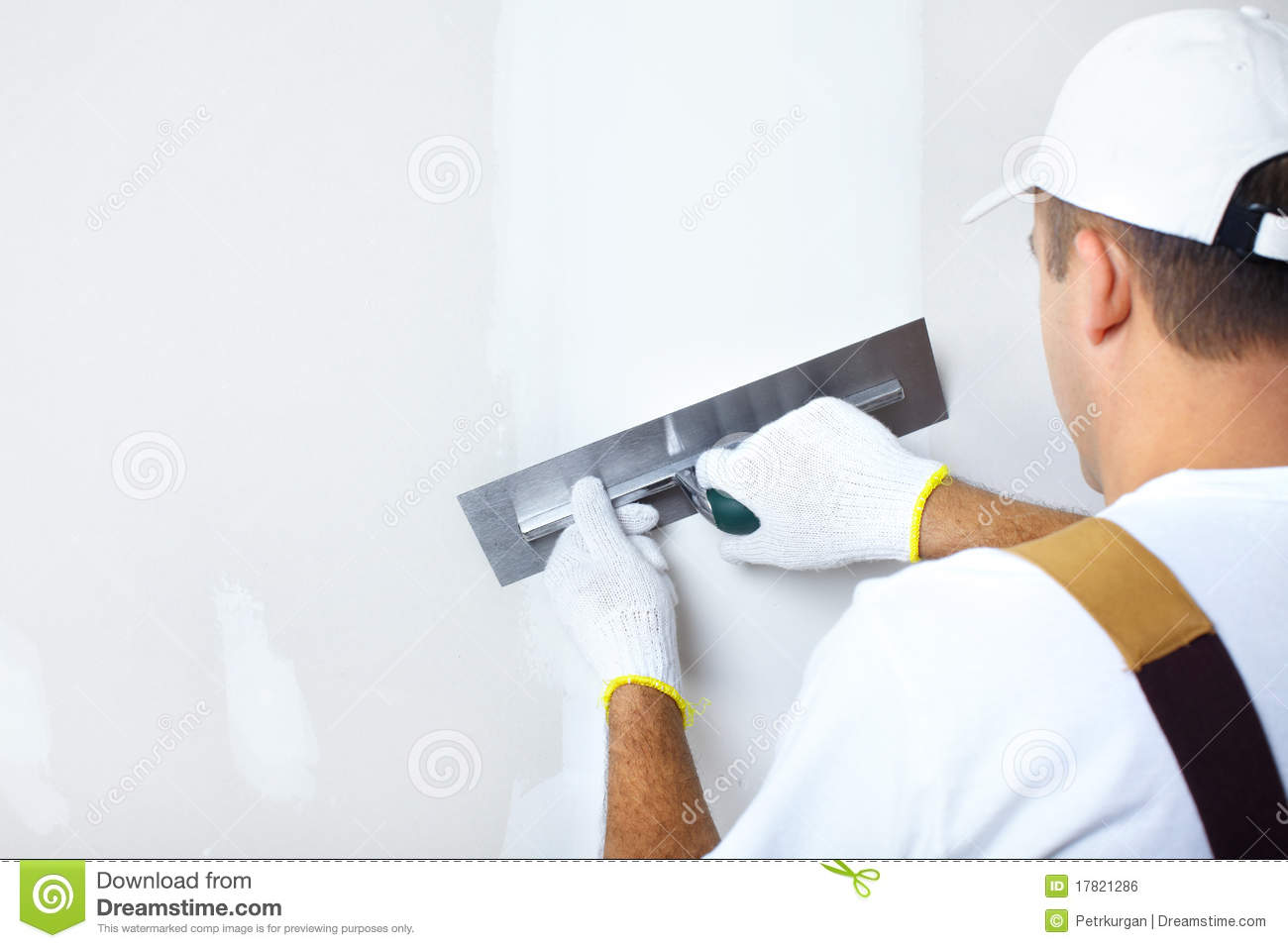 Contractor Plasterer Royalty Free Stock Image   Image  17821286
