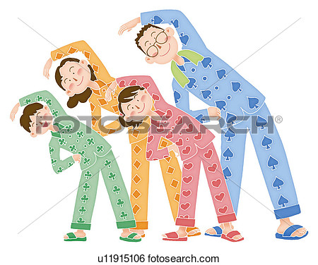Family Cleaning Together Clipart              A      