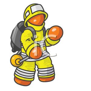 Firefighter Rescue Clipart Cartoon Firefighter