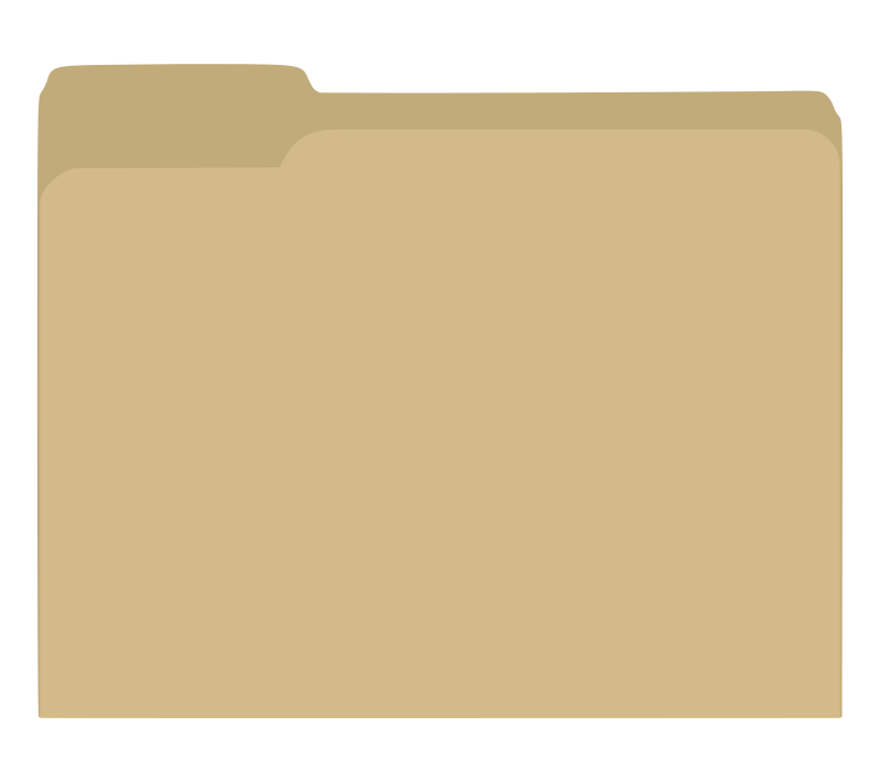 Manilla Folder By Snifty   A Simple Folder