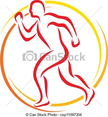 Marathon Coureur Courant Sportif Athl Tique Homme Running