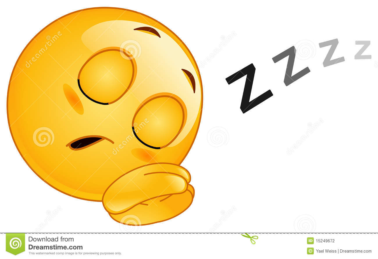 Sleeping Emoticon Stock Photography   Image  15249672