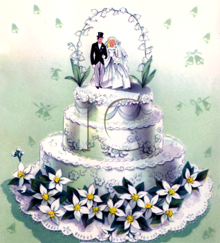 Vintage Wedding Cake Clipart Vintage Wedding Design Of
