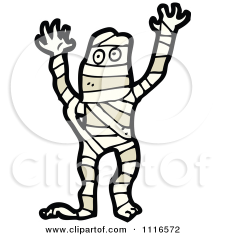 Clipart Halloween Mummy 2   Royalty Free Vector Illustration By