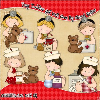    Clipart Shop    Browse All Clipart    Tiny Toddler Get Well Soon    