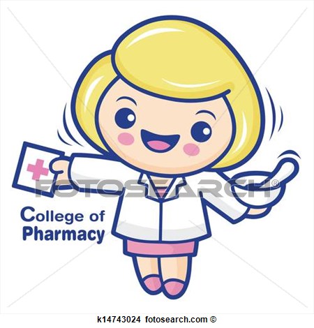 College Of Pharmacy Mascot  Education And Life Character Design Series    
