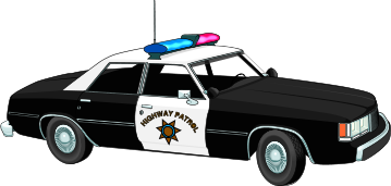Image  Police   Law Enforcement Clip Art   Black And White Police Car