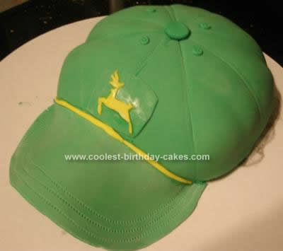 John Deere Birthday Cakes On Coolest John Deere Baseball Hat Cake 11