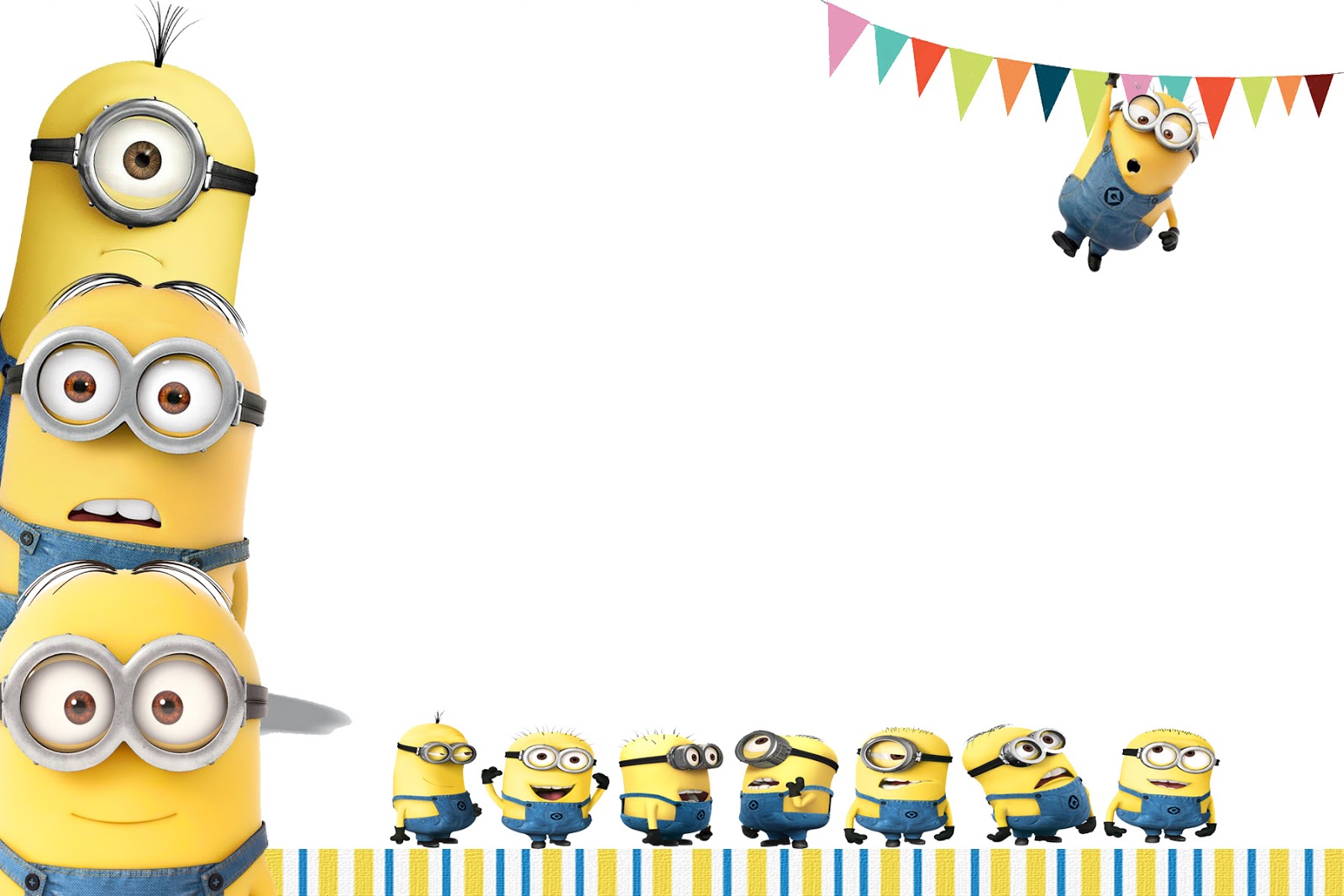 Moms Kiddie Party Link  Minions Party Invites