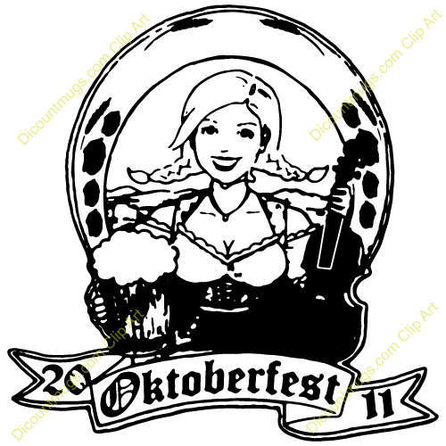 Oktoberfest Beer Stein Clipart Waitress Beer Oktoberfest Logo