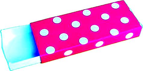 Origami Pink Polkadot Pencil Box