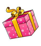 Present Packing Decorative Bow Isolated Illustrations And Clip Art