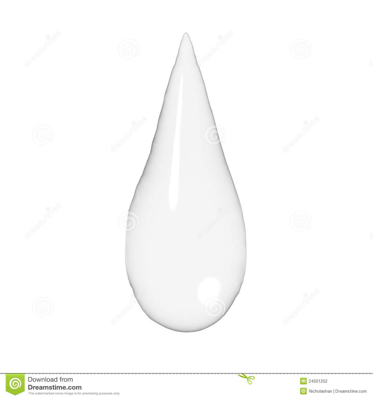 Pure White Water Drop Stock Photography   Image  24501252