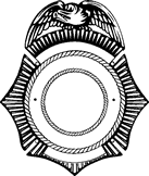 Rachaelanaya Blue Shield Police Service Sheriff Shield Badges Cop    