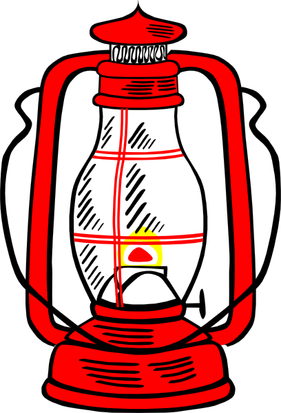 Red Hurricane Lamp Clip Art At Clker Com   Vector Clip Art Online