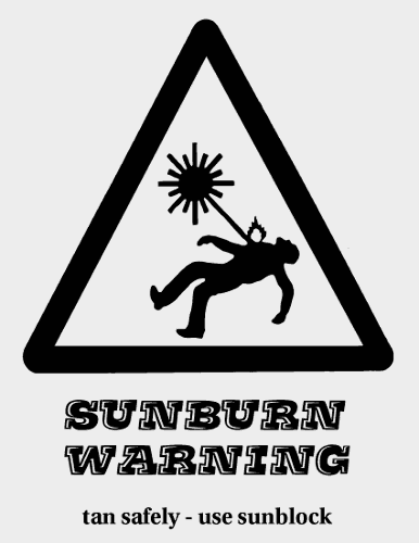 Sunburn Warning   Http   Www Wpclipart Com Recreation Beach Pool    