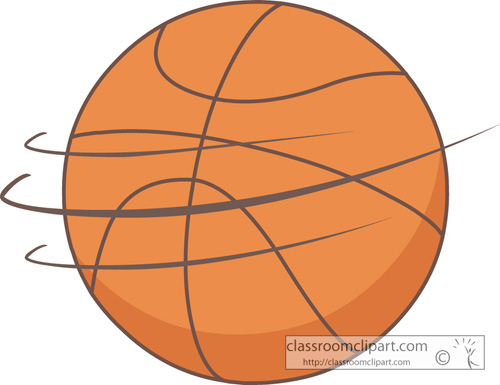 Basketball Clipart   Spinning Basketball   Classroom Clipart