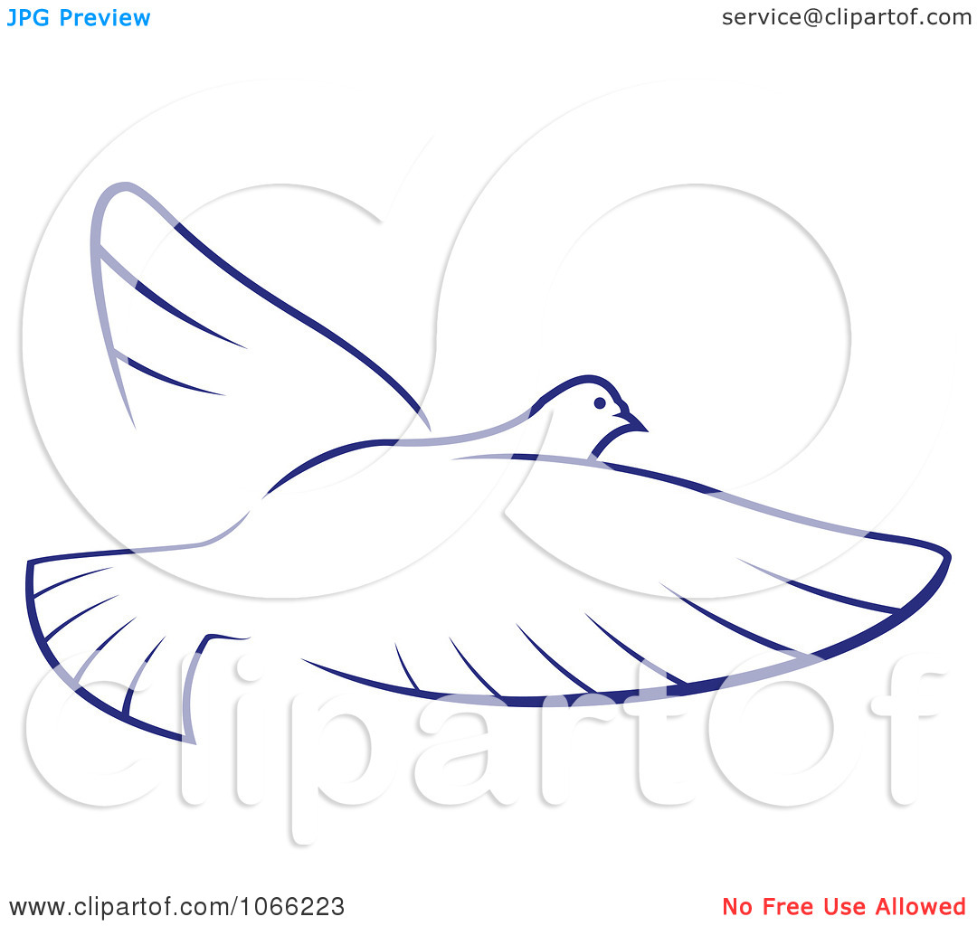 Clipart Flying Dove 3   Royalty Free Vector Illustration By Seamartini