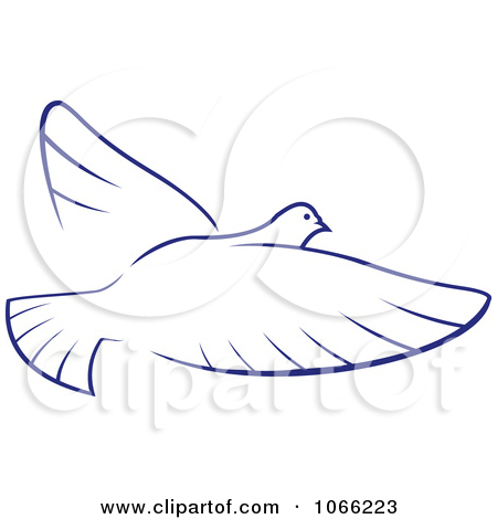 Clipart Flying Dove 3   Royalty Free Vector Illustration By Seamartini