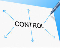 Control Controlling Means Directors Head And Authority Stock Image