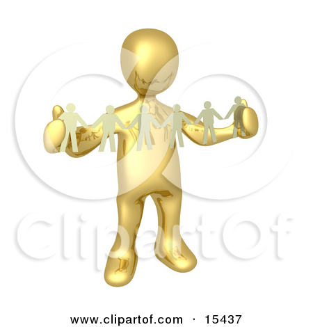 Controlling Person Clipart Gold Person Such As A Boss Or
