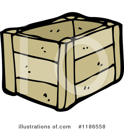 Crate Clipart  1186558 By Lineartestpilot   Royalty Free  Rf  Stock    