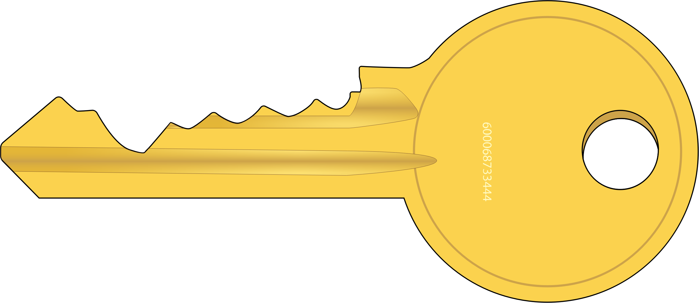 Cylinder Lock Key By Fred The Oyster