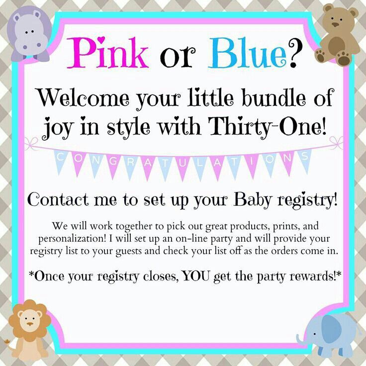 Great Baby Shower    Thirty One Gift Ideas   Pinterest