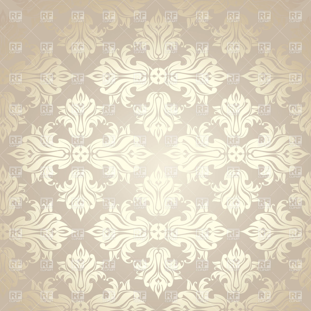 Grey Damask Wallpaper Download Royalty Free Vector Clipart  Eps