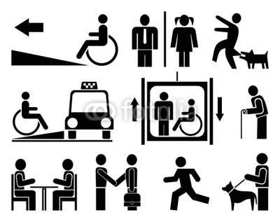 People Icons Pictograms Stock Image And Royalty Free Vector Files