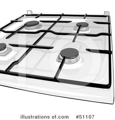Stove Clipart  51107 By Dero   Royalty Free  Rf  Stock Illustrations