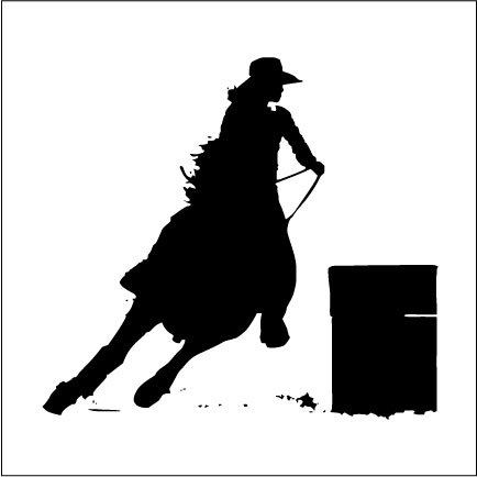 Barrel Horse Silhouette Images   Pictures   Becuo