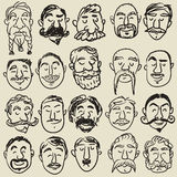 Comic Faces Collection Stock Vectors Illustrations   Clipart