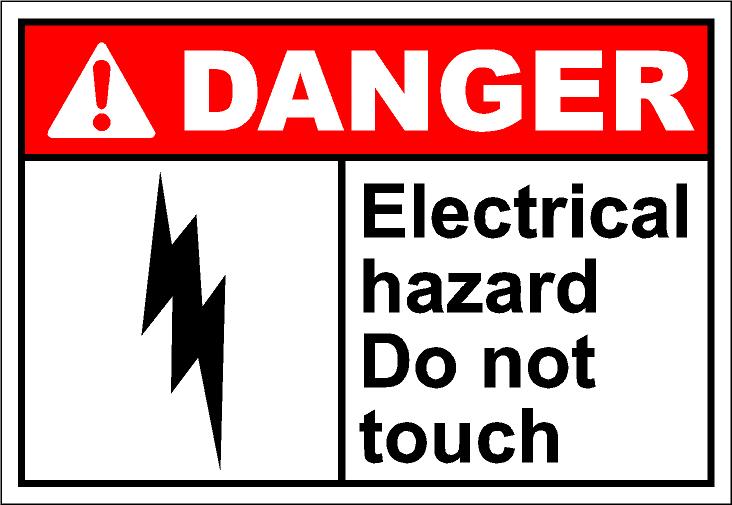 Dangh085   Electrical Hazard Do Not Touch Eps
