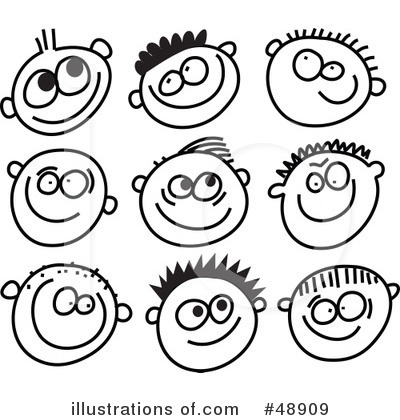 Emotion Face Clip Art Faces Clipart Illustration