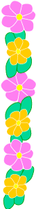 Flower Borders Clip Art Divider Graphics