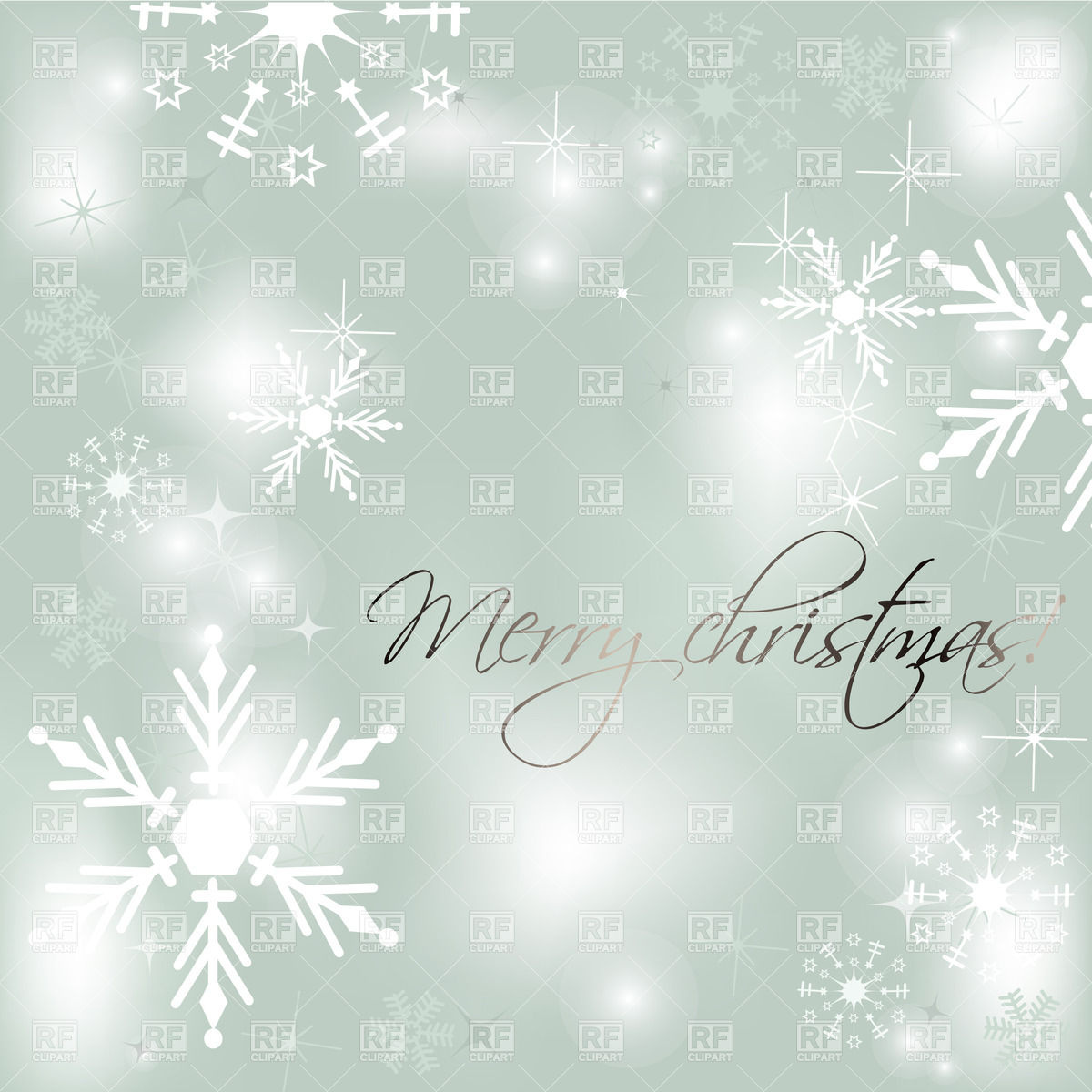 Gray Winter Background With Snowflakes And Light Spots Download