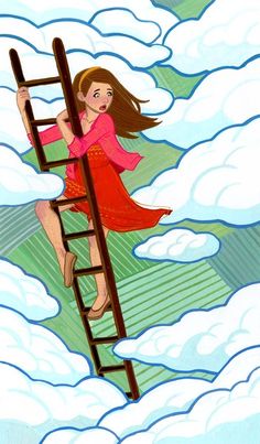 Illustration Collective   Challenge 7  Fear Of Heights  And Ladders
