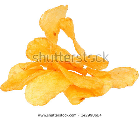 Lays Potato Chips Clipart Heap Potato Chips Close Up On