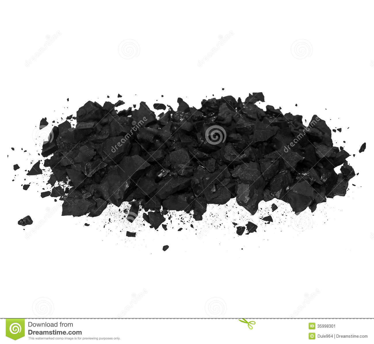 Pile Of Coal Clipart Pile Black Coal Isolated On