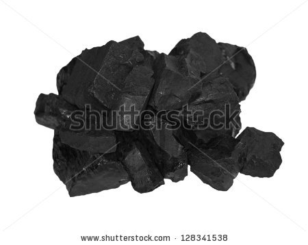 Pile Of Coal Clipart Pile Black Coal Isolated On