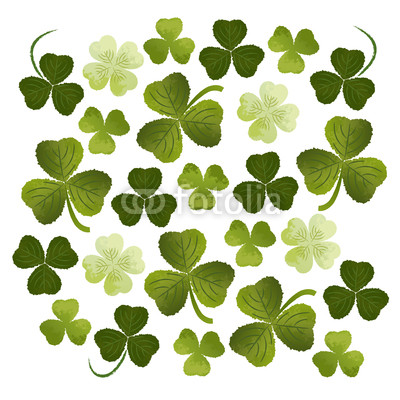 Shamrock Graphics Silly Shamrocks And Four Leaf Clover Clipart
