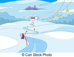 Ski Resort Vector Clipart And Illustrations