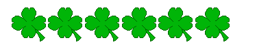 St  Patrick S Day Clip Art   Clover Dividers Or Lines