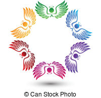 Angel Silhouette Vector And Illustrations Clipart