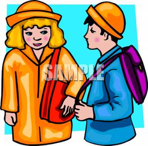 Child Getting Ready For School Clipart Backpacks Ready For School