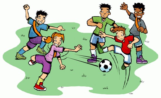 Clipart Kids Playing Football   Clipart Best